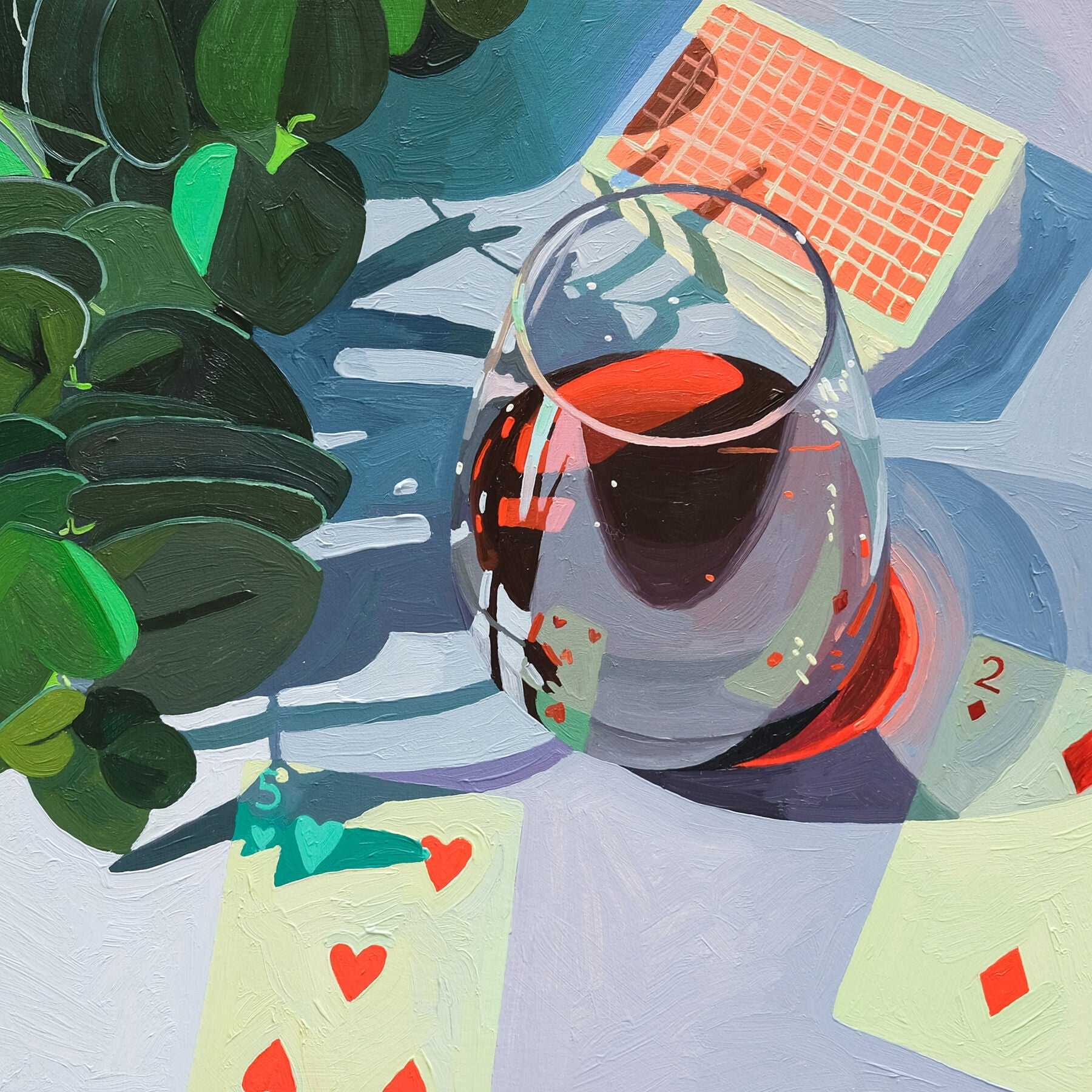 Eucalyptus, Wine, Cards Print
